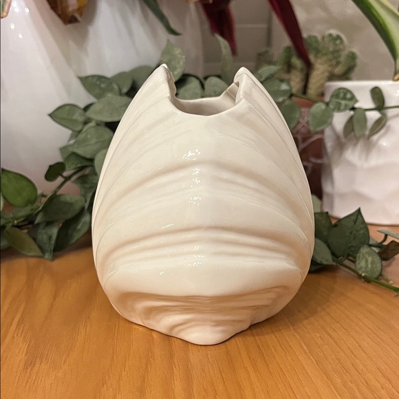 Rosenthal Netter Vintage Clamshell Vase Mid Century Modern EUC - Picture 3 of 10